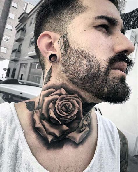 imagenes de tatuajes en el cuello de hombres|tatuajes para el cuello.